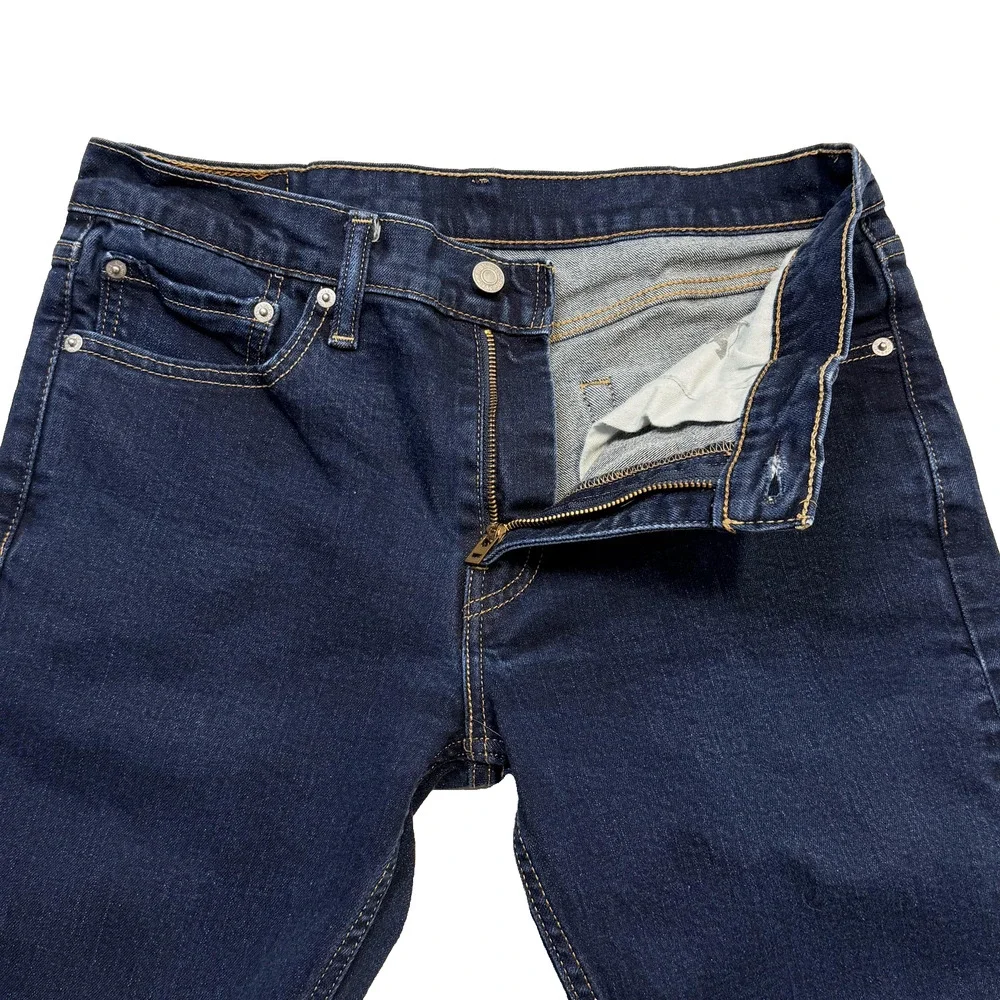 Levis 511 Jeans Mens 32x34 Blue Denim Slim Tapered Fit Dark Wash